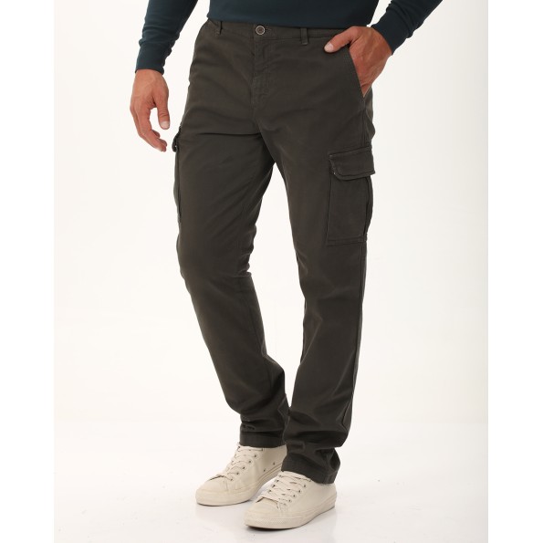 Ανδρικό cargo παντελόνι NAVY & GREEN χακί  Ανδρικά