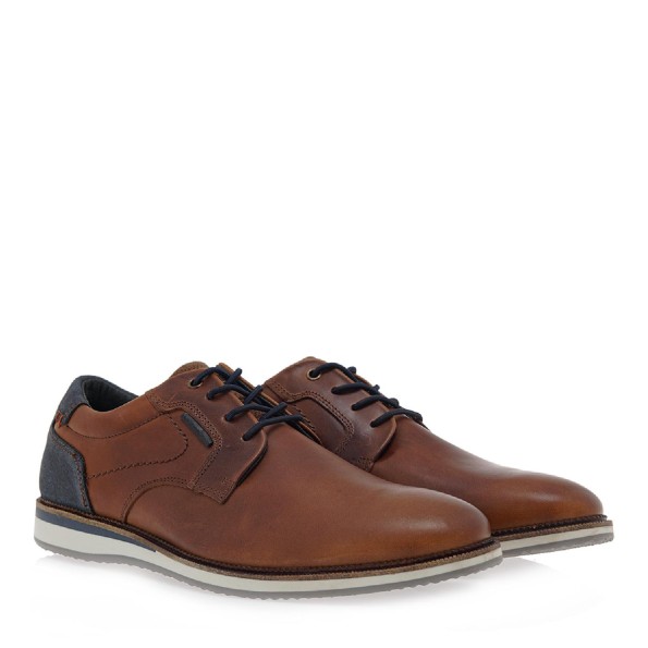Ανδρικά casual δετά παπούτσια BULLBOXER S57750112 καφέ
