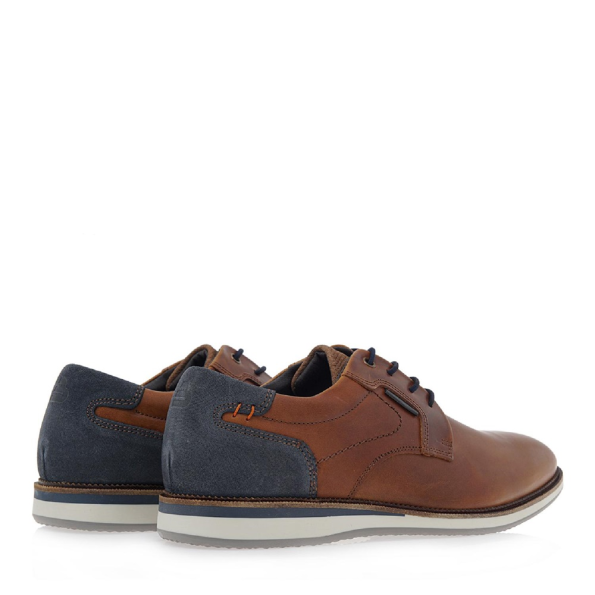 Ανδρικά casual δετά παπούτσια BULLBOXER S57750112 καφέ