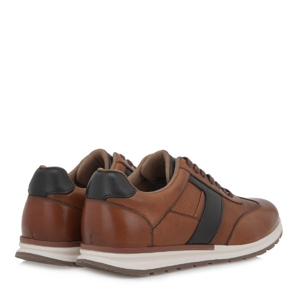 Ανδρικά casual sneakers RENATO GARINI T536E0361532 ταμπά 