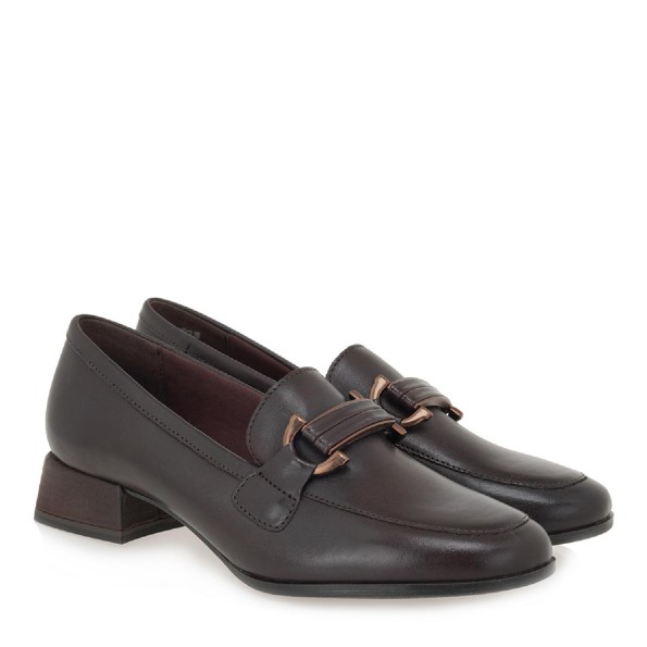 Γυναικεία loafers MARCO TOZZI T128G2062 καφέ
