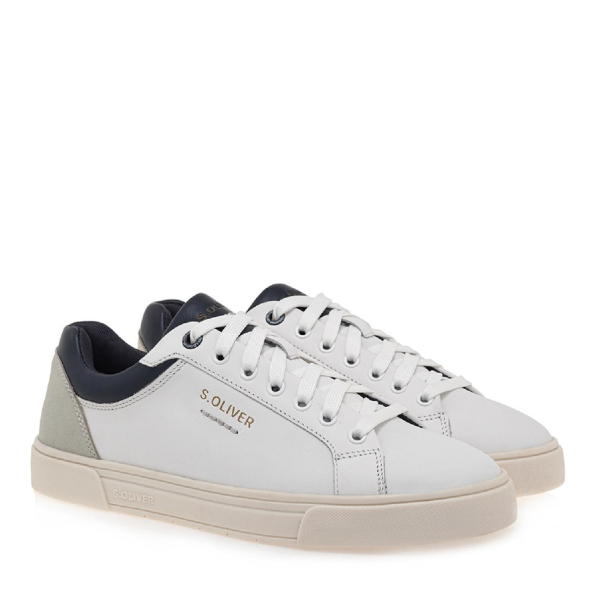 Ανδρικά casual sneakers S OLIVER T593S604239Q λευκό μπλε