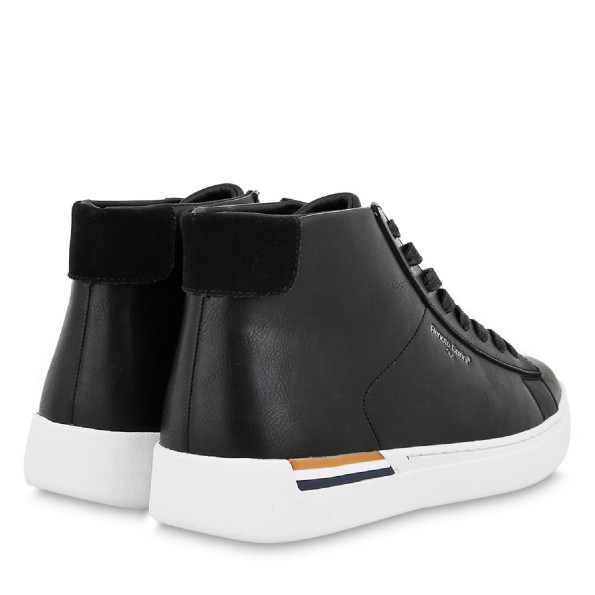 Ανδρικά casual sneakers μποτάκια RENATO GARINI T57005272 μαύρα