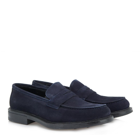 Ανδρικά loafers GIOVANNI MORELLI R555B7152 μπλε