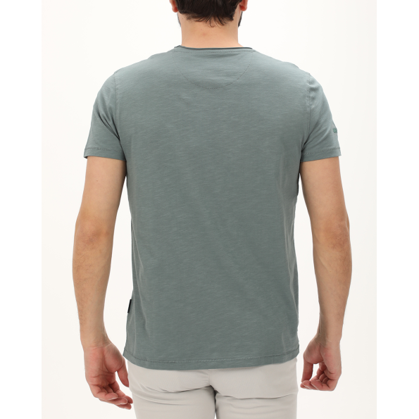 Ανδρική μπλούζα NAVY & GREEN πράσινη