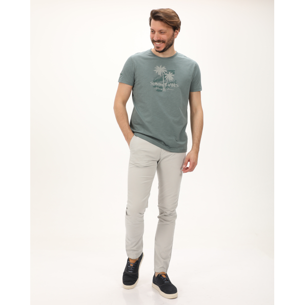 Ανδρική μπλούζα NAVY & GREEN πράσινη