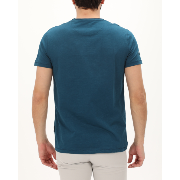 Ανδρική μπλούζα NAVY & GREEN μπλε Ανδρικά