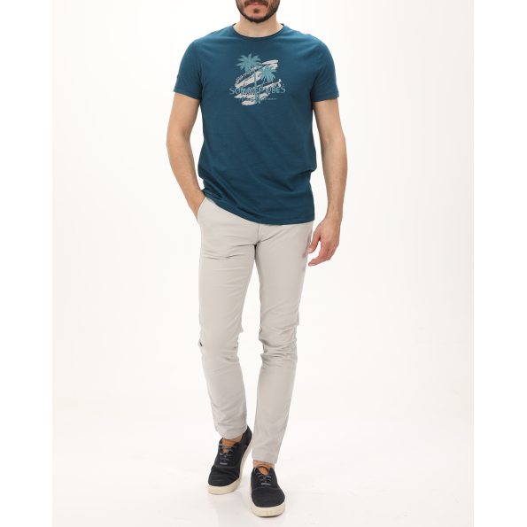 Ανδρική μπλούζα NAVY & GREEN μπλε Ανδρικά