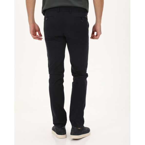 Ανδρικό chino παντελόνι NAVY & GREEN MODERN FIT μπλε Ανδρικά