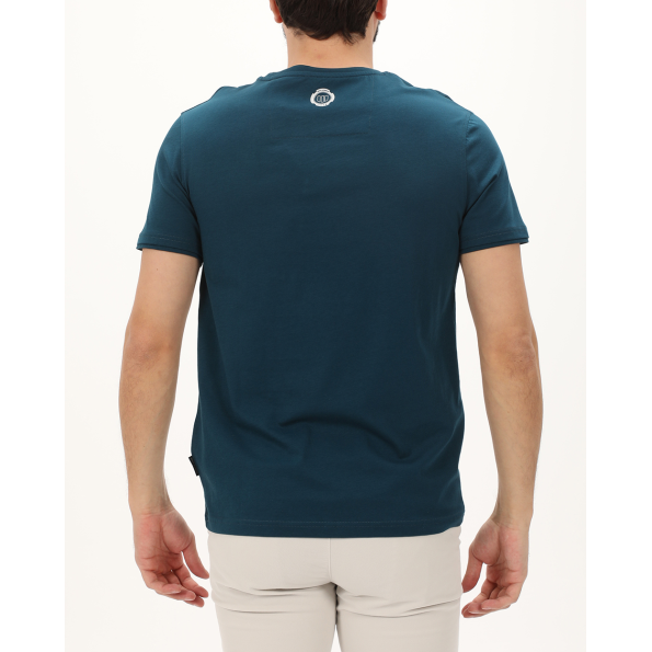 Ανδρική μπλούζα NAVY & GREEN πετρόλ