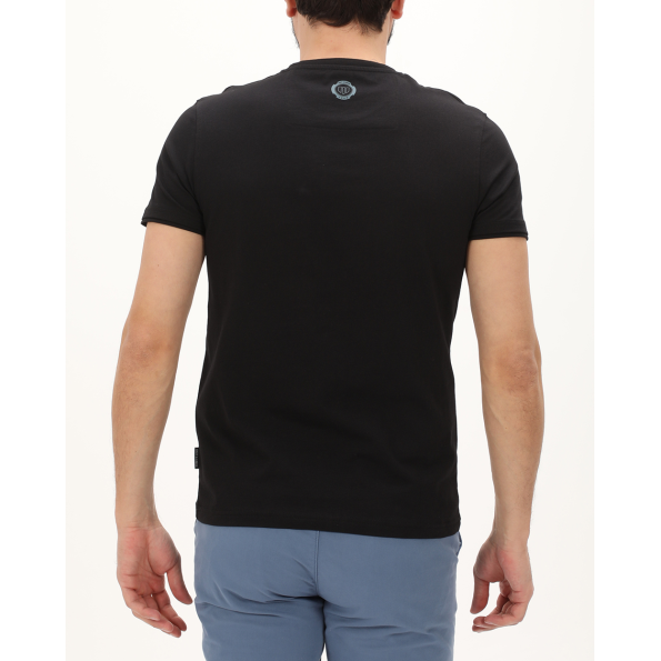 Ανδρική μπλούζα NAVY & GREEN μαύρη