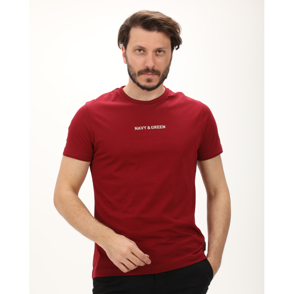 Ανδρική μπλούζα NAVY & GREEN κόκκινη