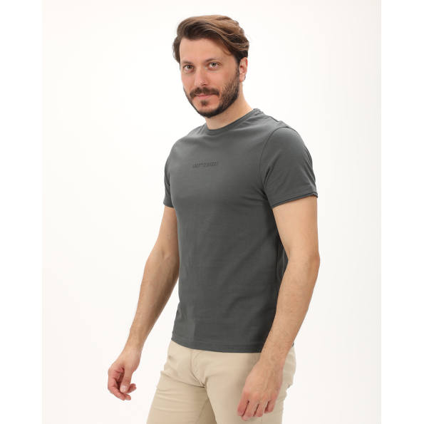 Ανδρική μπλούζα NAVY & GREEN γκρι Ανδρικά