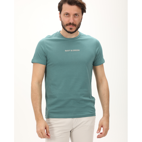 Ανδρική μπλούζα NAVY & GREEN πράσινη