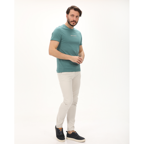 Ανδρική μπλούζα NAVY & GREEN πράσινη