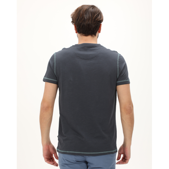 Ανδρική μπλούζα NAVY & GREEN γκρι