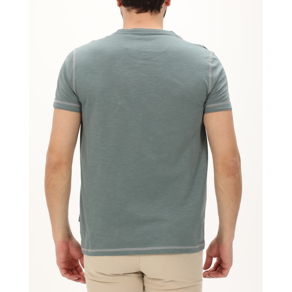 Ανδρική μπλούζα NAVY & GREEN γκρι Ανδρικά
