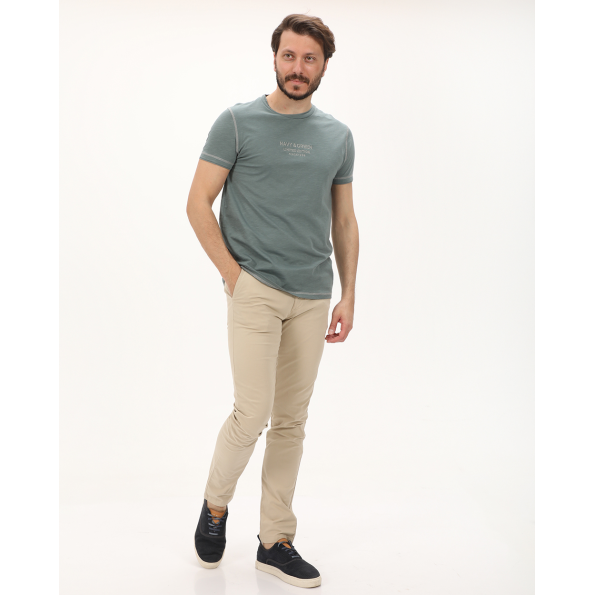 Ανδρική μπλούζα NAVY & GREEN γκρι Ανδρικά