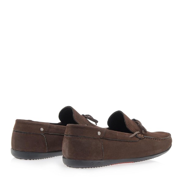 Ανδρικά loafers JK LONDON U528B5031 καφέ