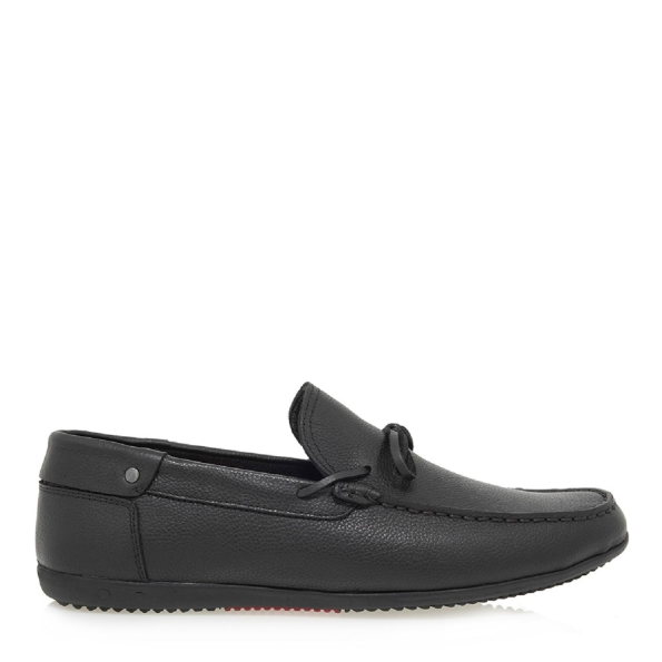 Ανδρικά loafers JK LONDON U528B5031 μαύρα