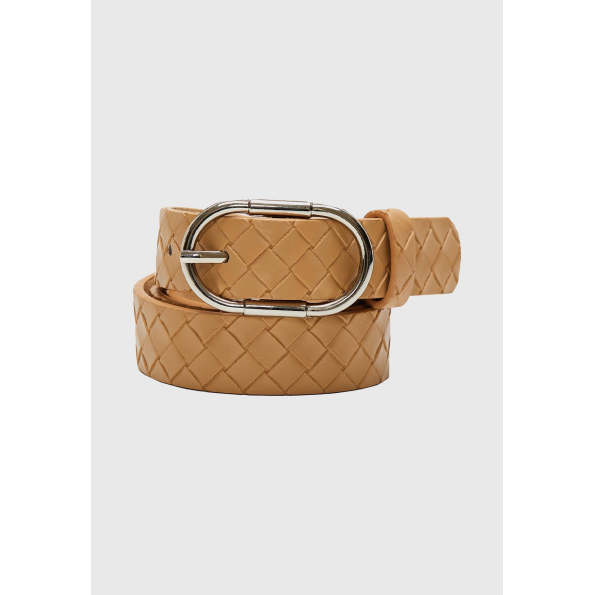 Γυναικεία ζώνη FUNKY BUDDHA FBL009-147-10 μπεζ
