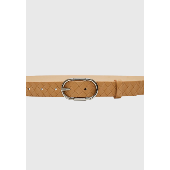 Γυναικεία ζώνη FUNKY BUDDHA FBL009-147-10 μπεζ