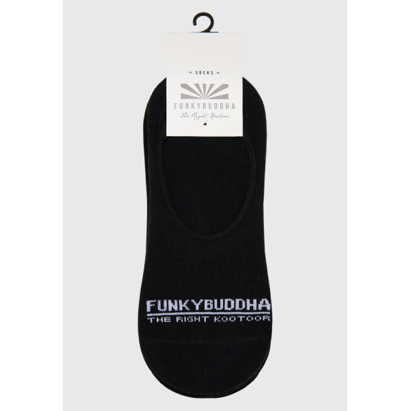 Ανδρικές κοντές κάλτσες FUNKY BUDDHA σετ 3 τεμ. μαύρες 