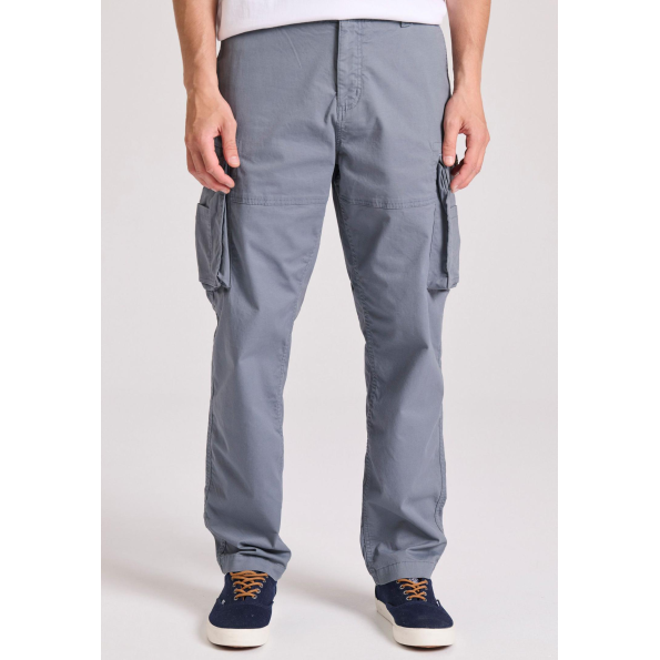Ανδρικό cargo παντελόνι FUNKY BUDDHA FBM009-037-02 μπλε