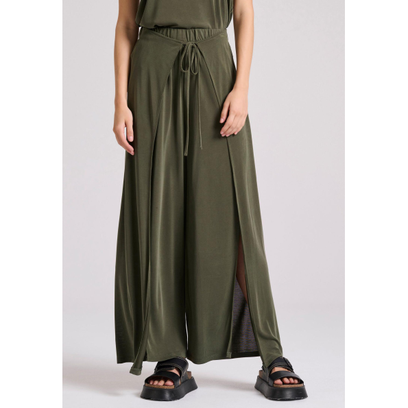 Γυναικεία παντελόνα FUNKY BUDDHA  FBL009-107-02 χακί