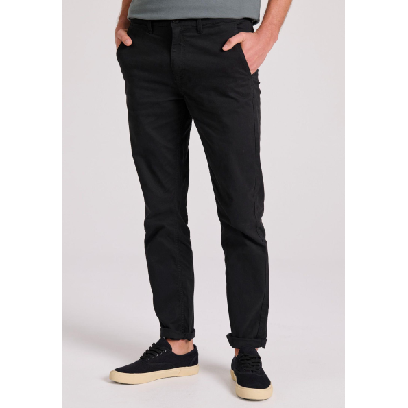 Ανδρικό chino παντελόνι FUNKY BUDDHA Garage 55 GAM009-501-02 μαύρο 