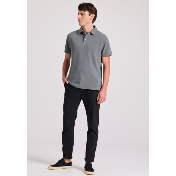 Ανδρικό chino παντελόνι FUNKY BUDDHA Garage 55 GAM009-501-02 μαύρο  Ανδρικά