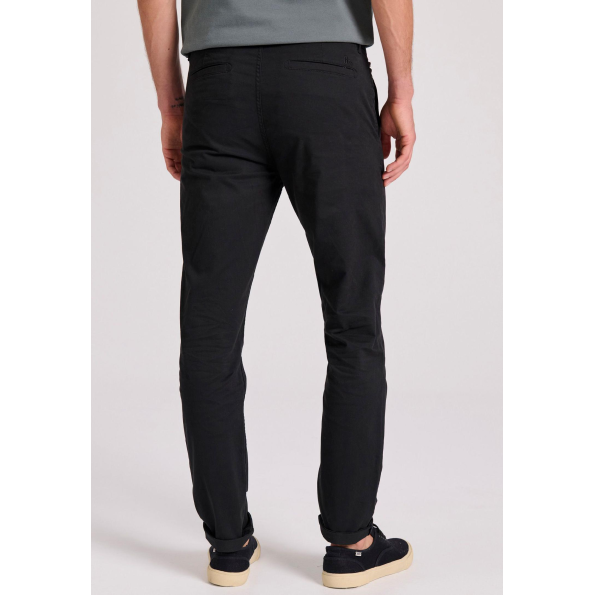 Ανδρικό chino παντελόνι FUNKY BUDDHA Garage 55 GAM009-501-02 μαύρο  Ανδρικά