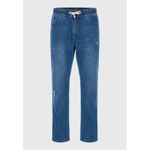 Ανδρικό jean παντελόνι FUNKY BUDDHA FBM009-077-02 μπλε  Ανδρικά