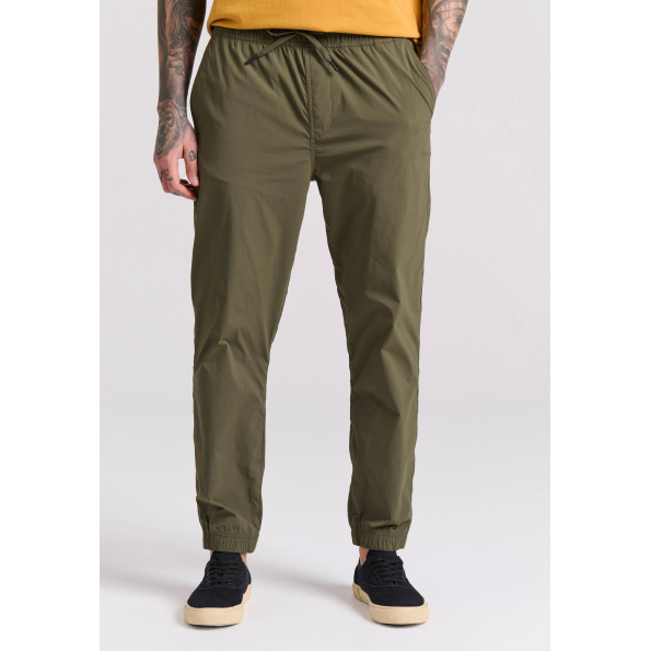 Ανδρικό jogger chino παντελόνι FUNKY BUDDHA χακί 