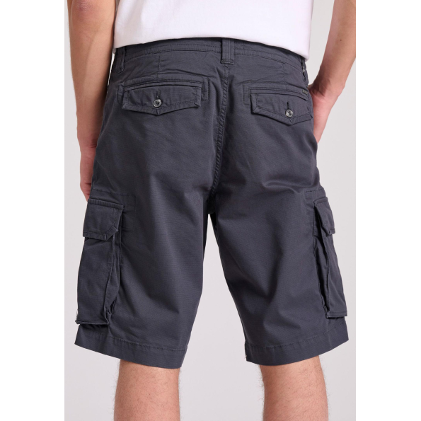Ανδρική cargo βερμούδα FUNKY BUDDHA  FBM009-033-03 μπλε Ανδρικά
