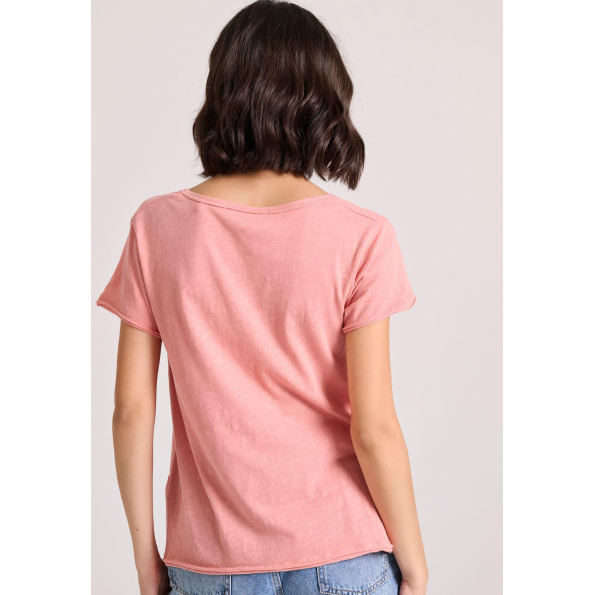 Γυναικείο t-shirt FUNKY BUDDHA FBL009-101-04 ροζ