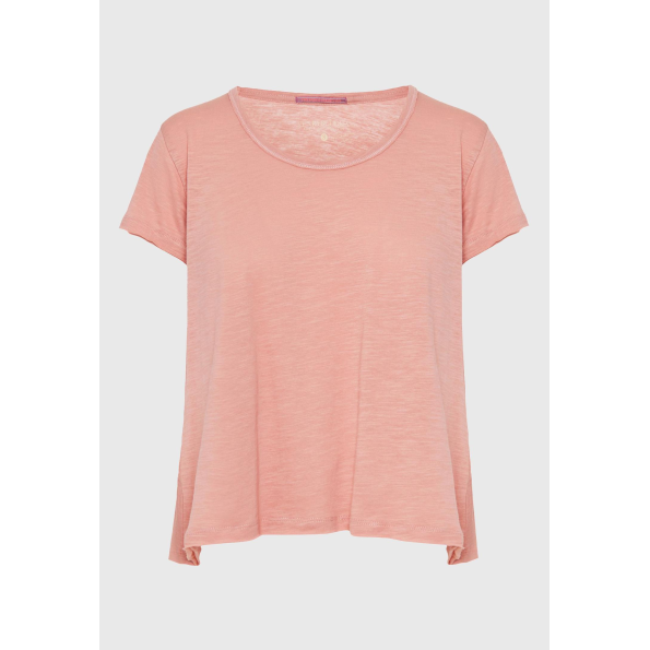 Γυναικείο t-shirt FUNKY BUDDHA FBL009-101-04 ροζ