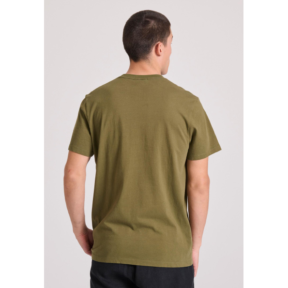 Ανδρικό t-shirt FUNKY BUDDHA FBM009-065-04 χακί Ανδρικά