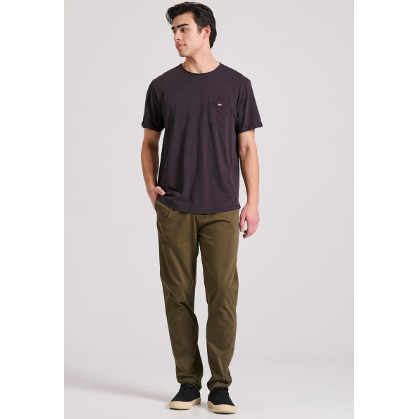Ανδρικό t-shirt FUNKY BUDDHA FBM009-005-04 μαύρη Ανδρικά