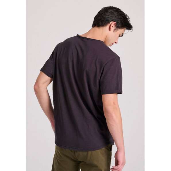 Ανδρικό t-shirt FUNKY BUDDHA FBM009-005-04 μαύρη Ανδρικά