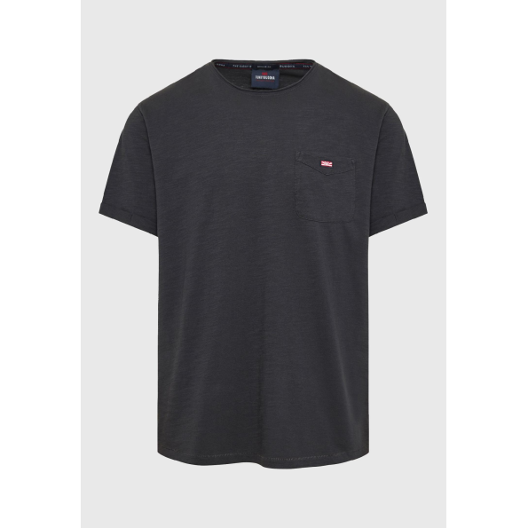 Ανδρικό t-shirt FUNKY BUDDHA FBM009-005-04 μαύρη Ανδρικά