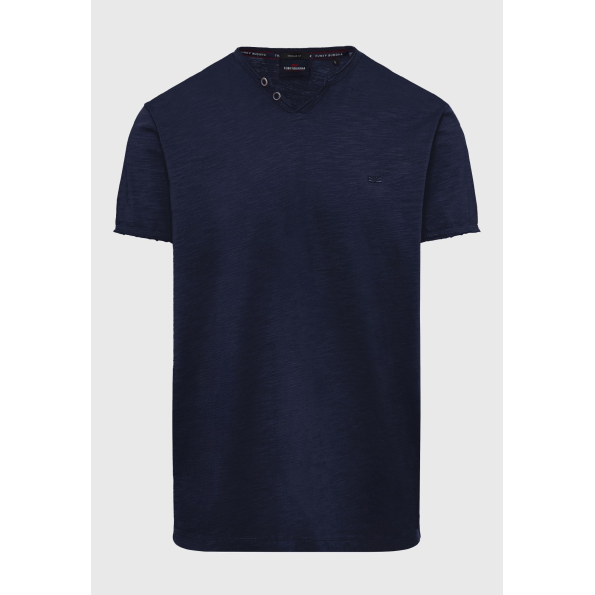 Ανδρικο t-shirt FUNKY BUDDHA FBM009-004-04 μπλε 