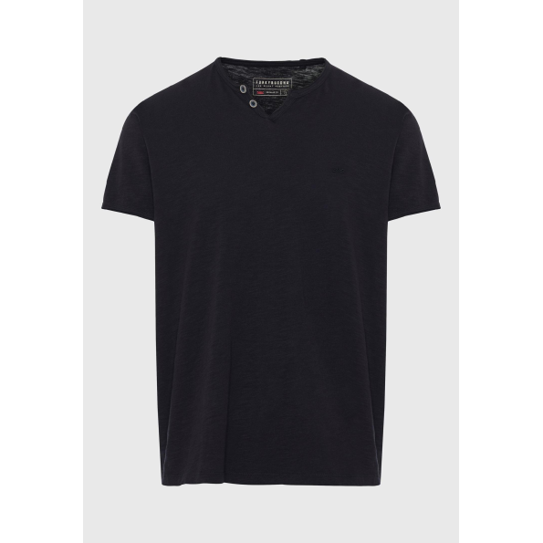 Ανδρικο t-shirt FUNKY BUDDHA FBM009-004-04 μαύρο