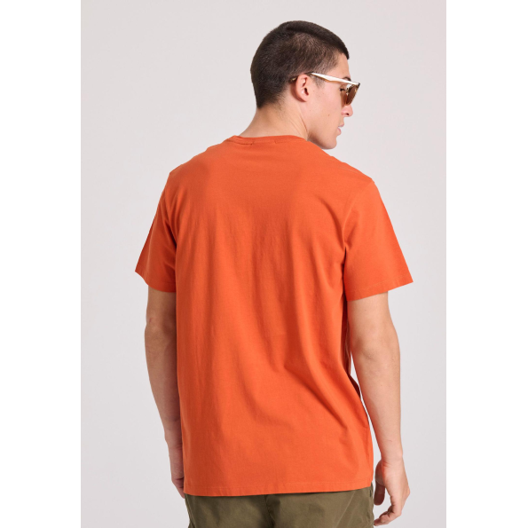 Ανδρικό t-shirt FUNKY BUDDHA FBM009-095-04 πορτοκαλί Ανδρικά