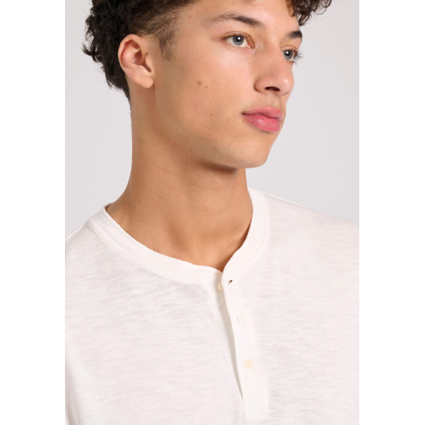 Ανδρικό t-shirt FUNKY BUDDHA FBM009-012-04 λευκό  Ανδρικά