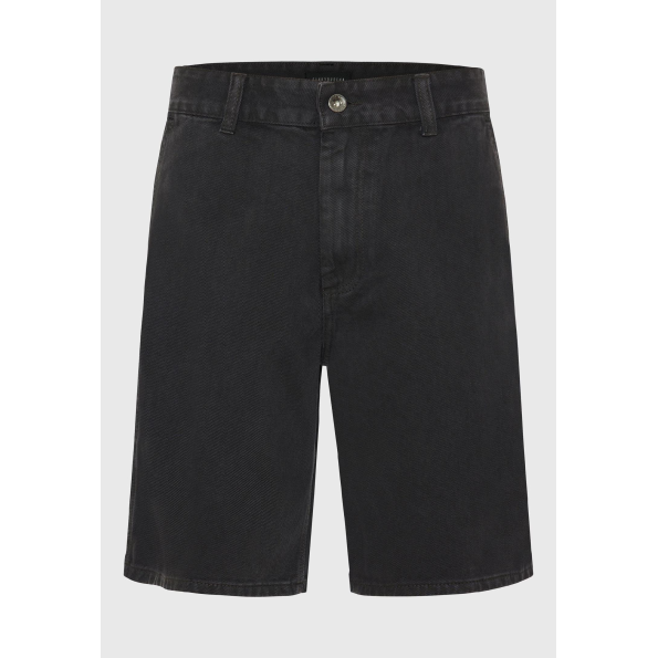 Ανδρική jean βερμούδα FUNKY BUDDHA FBM009-083-03 γκρι  Ανδρικά