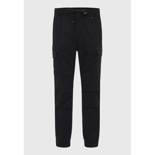 Ανδρικό cargo παντελόνι FUNKY BUDDHA  FBM009-034-02 μαύρο