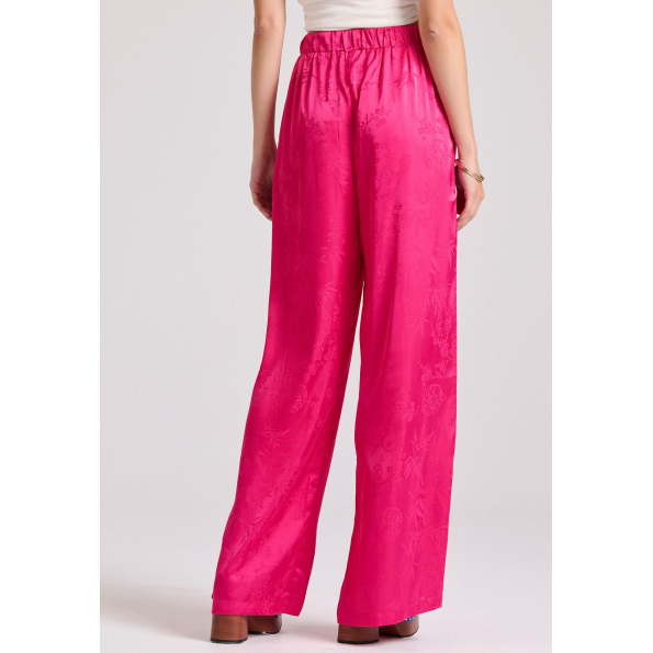 Γυναικεία παντελόνα FUNKY BUDDHA  FBL009-111-02 φούξια  Γυναικεία