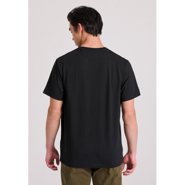 Ανδρικό t-shirt FUNKY BUDDHA FBM009-304-04 μαύρο Ανδρικά