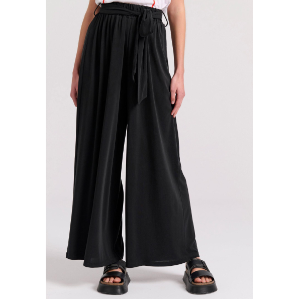 Γυναικεία παντελόνα FUNKY BUDDHA FBL009-105-02 FBL009-105-02 μαύρη